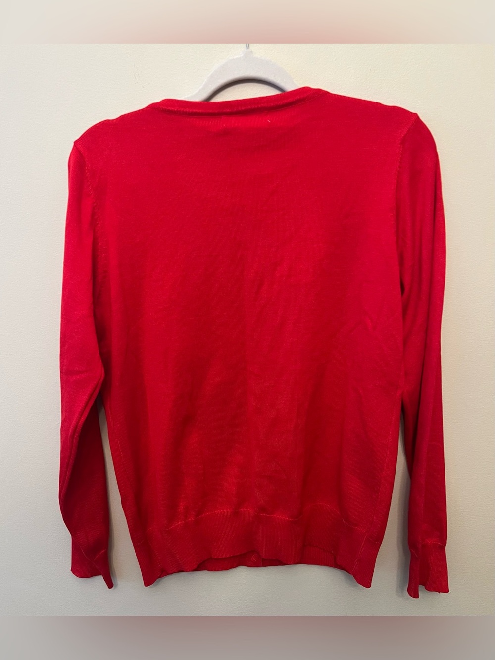 NWT Grace Karin Cardigan Women's Size Large Solid Red Classic Holiday - Picture 6 of 7